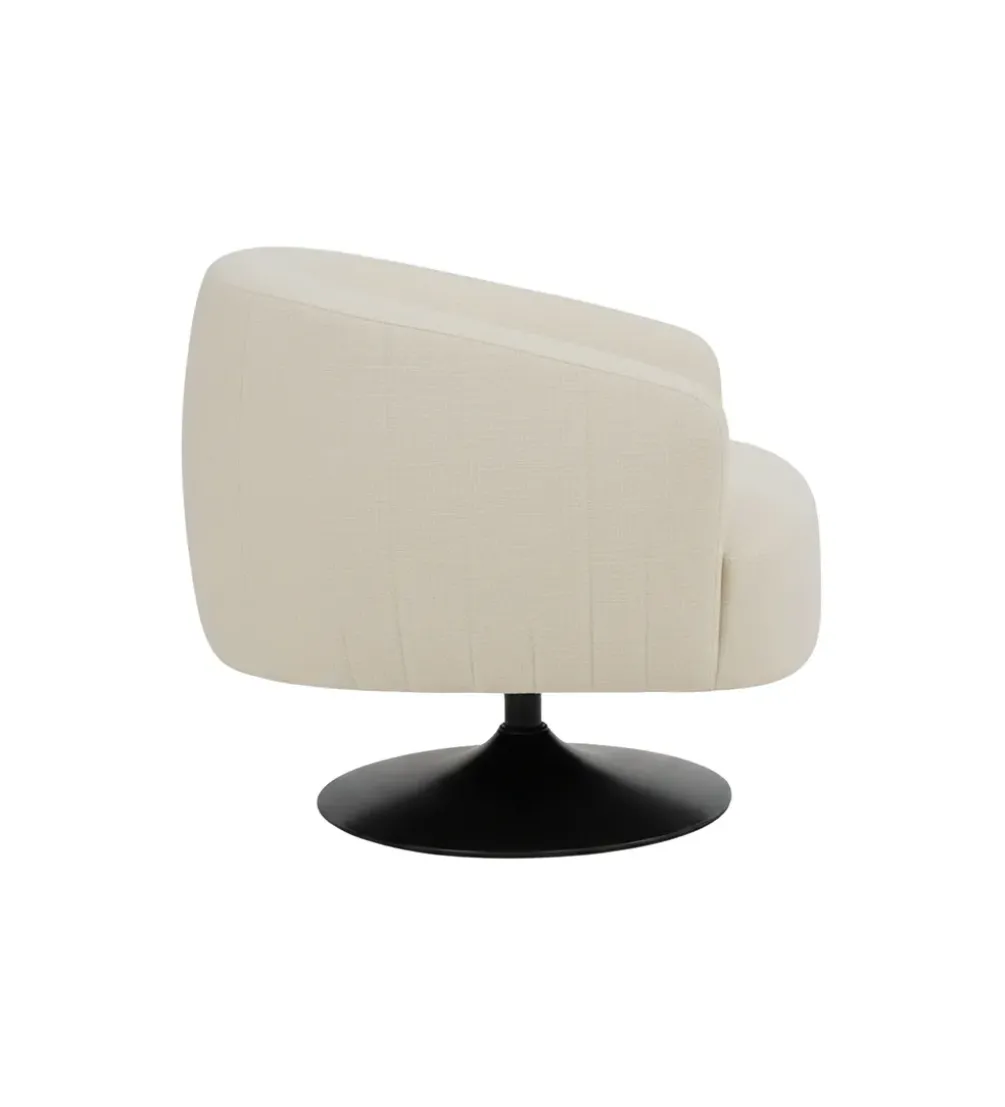 Fotel obrotowy RASANY 73 cm kremowy