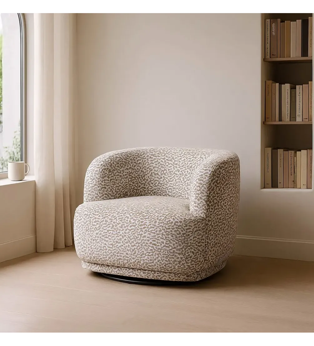 Fotel obrotowy REVOLIO 89 cm szary