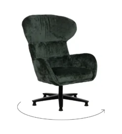 Fotel obrotowy REVOLVING 104 cm zielony