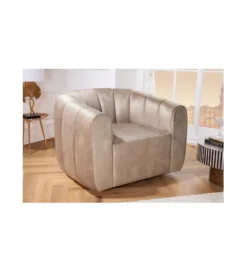 Fotel obrotowy 360 stopni LINO 103 cm greige