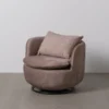 Fotel obrotowy SUMUTN 84 cm taupe