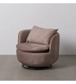 Fotel obrotowy SUMUTN 84 cm taupe