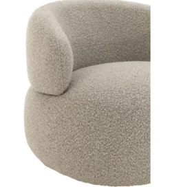 Fotel obrotowy Swivel II Bouclé  82 cm taupe
