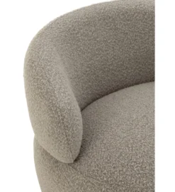 Fotel obrotowy Swivel II Bouclé  82 cm taupe