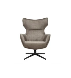 Fotel obrotowy VOGUE welwet taupe