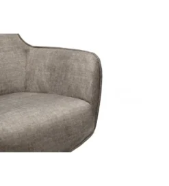 Fotel obrotowy VOGUE welwet taupe