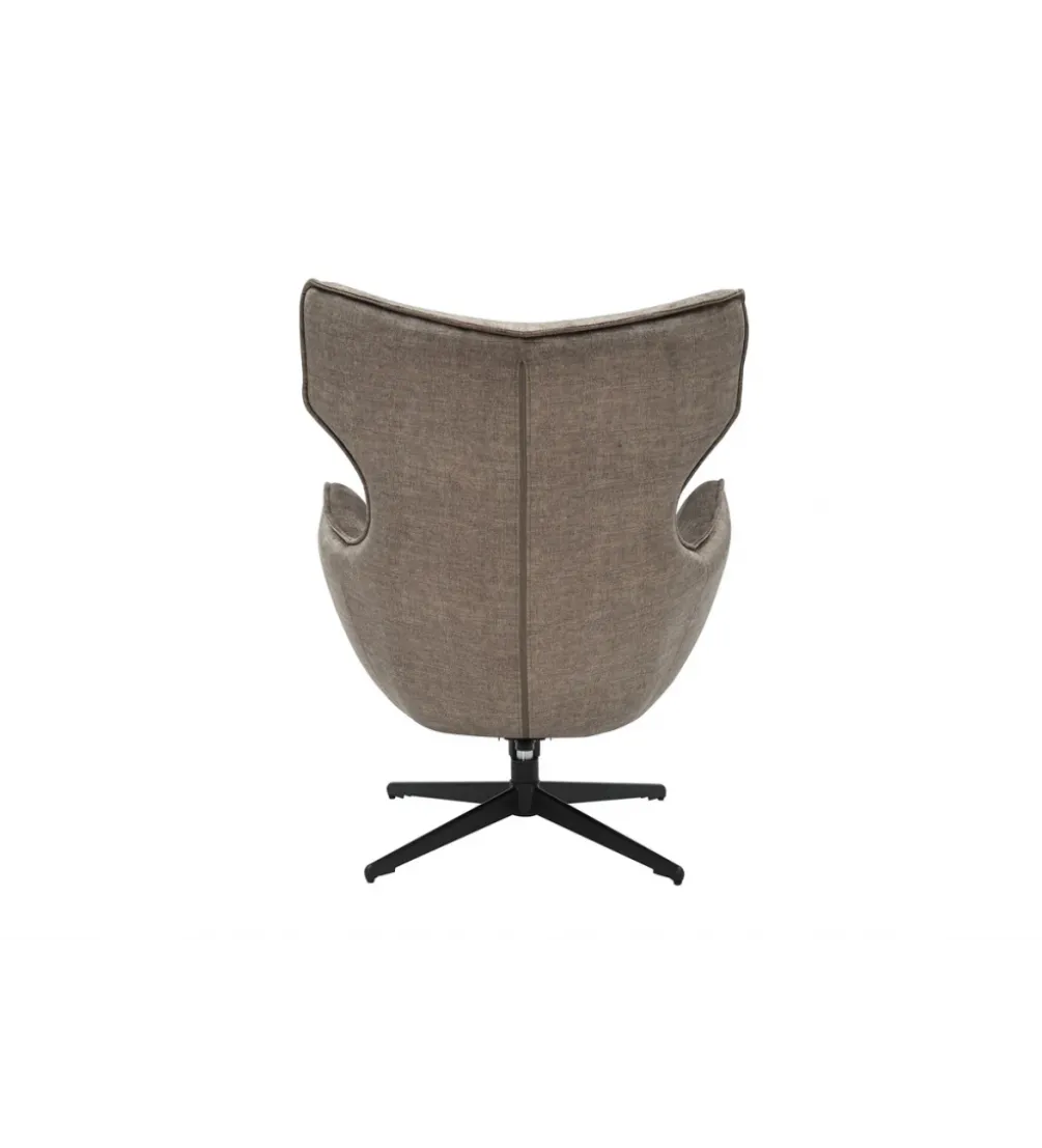 Fotel obrotowy VOGUE welwet taupe