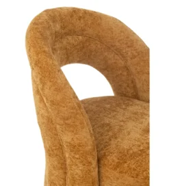 Fotel OSAMIN 80 cm ochra
