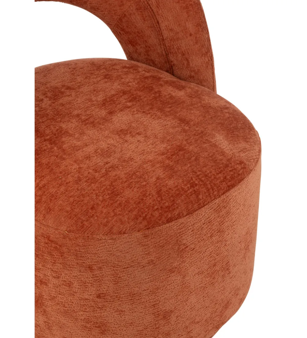 Fotel OSAMIN 80 cm pomarańczowy