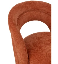 Fotel OSAMIN 80 cm pomarańczowy