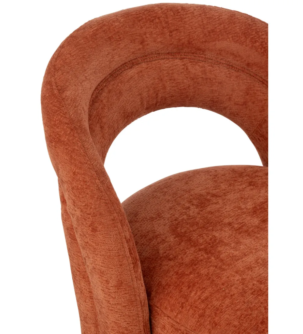 Fotel OSAMIN 80 cm pomarańczowy