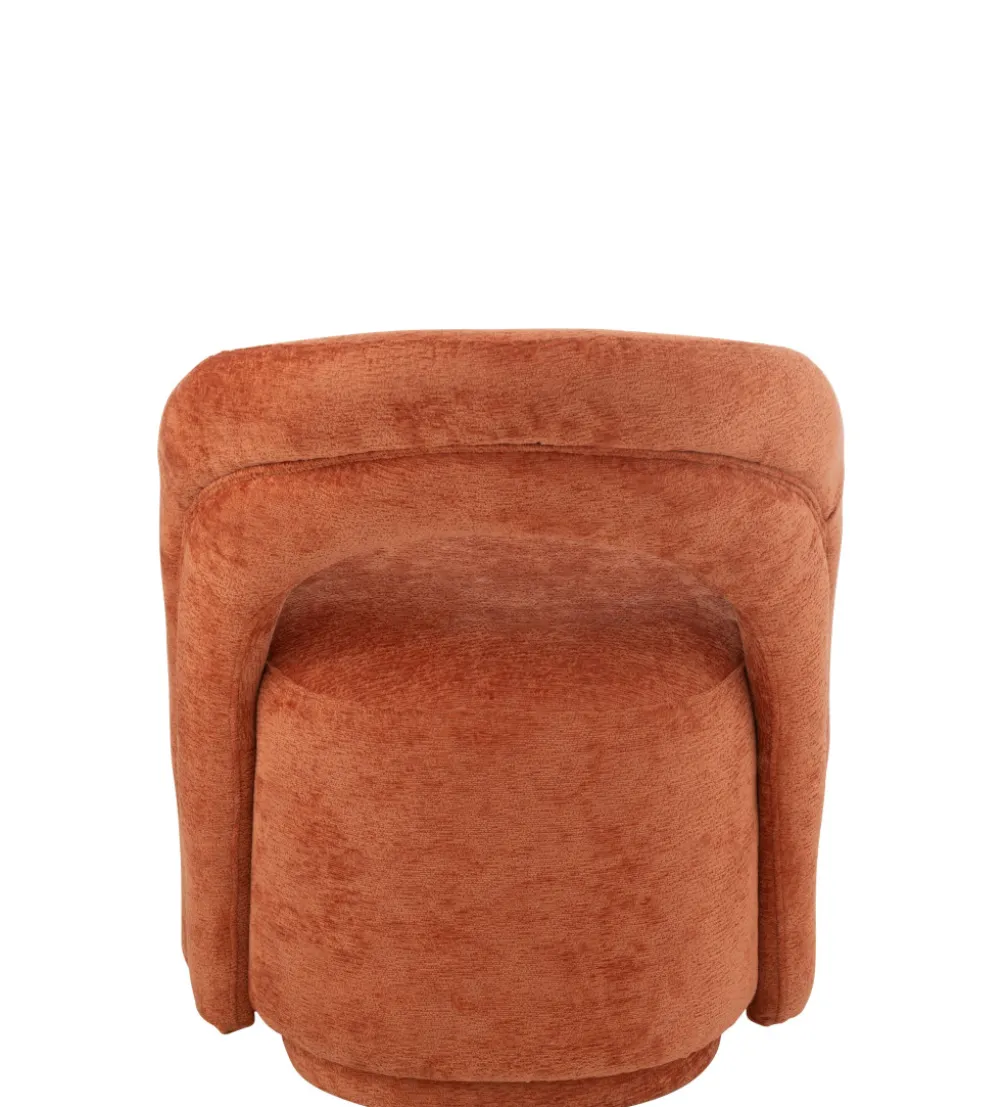 Fotel OSAMIN 80 cm pomarańczowy