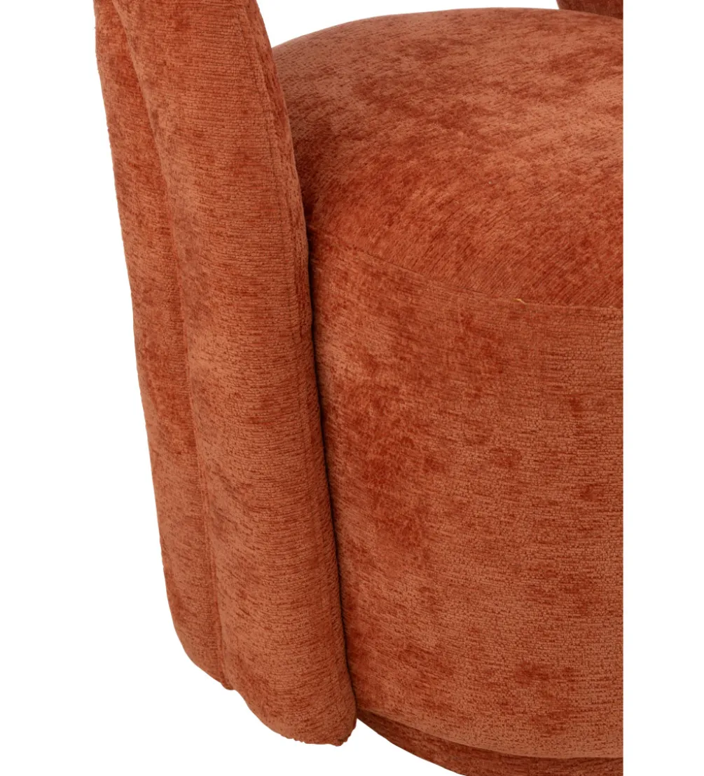 Fotel OSAMIN 80 cm pomarańczowy