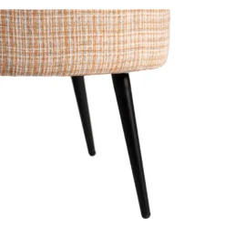 Fotel OSOI 71 cm tapicerowany marmurkowy