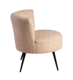Fotel OSOI 71 cm tapicerowany marmurkowy