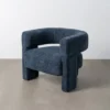 Fotel PERYTONY 69 cm niebieskie