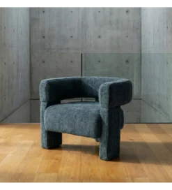 Fotel PERYTONY 69 cm niebieskie