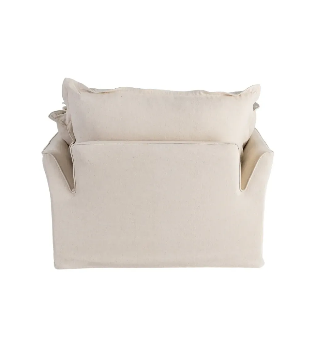 Fotel PLAZESO 115 cm beżowy