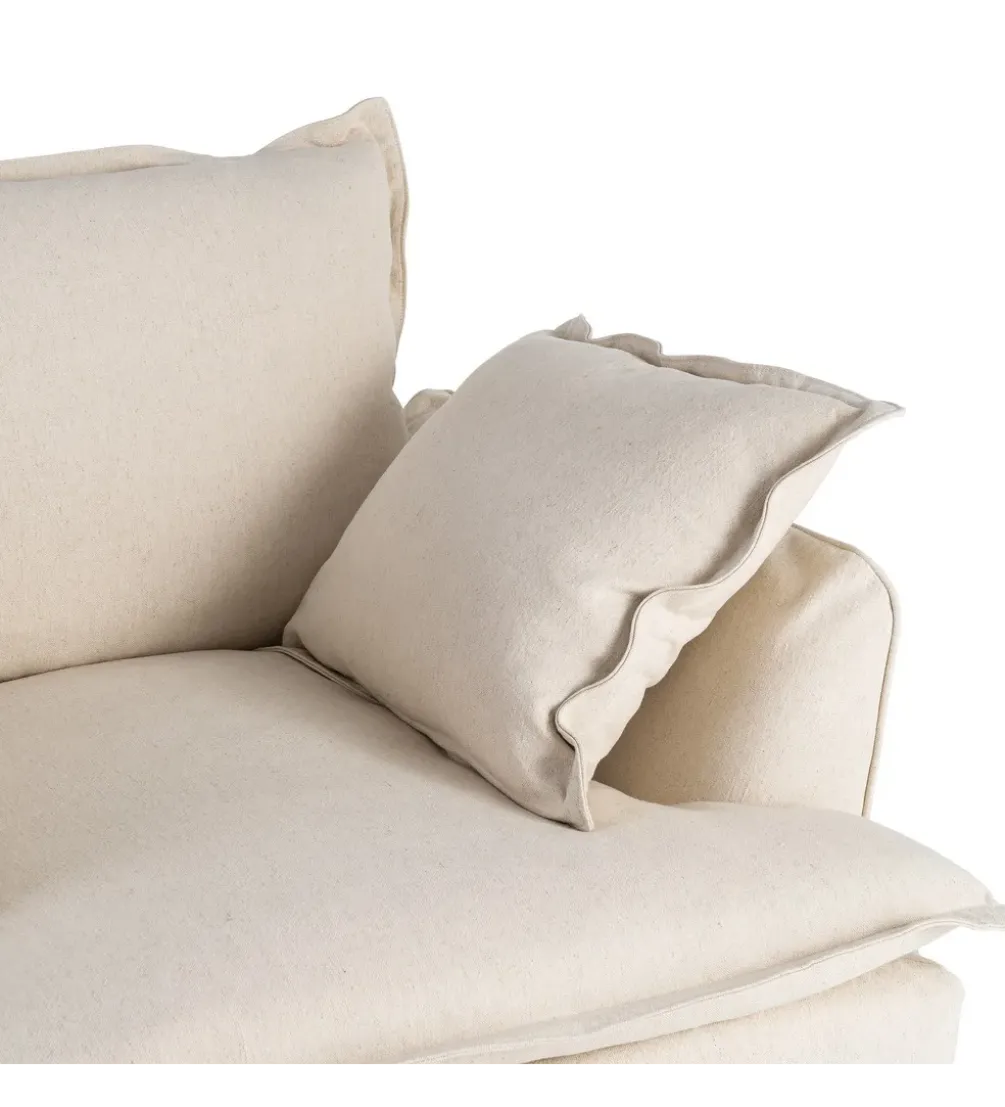 Fotel PLAZESO 115 cm beżowy