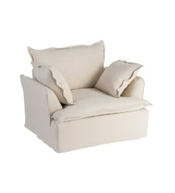 Fotel PLAZESO 115 cm beżowy