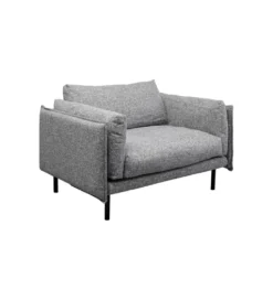 Fotel POLA 126 cm szary