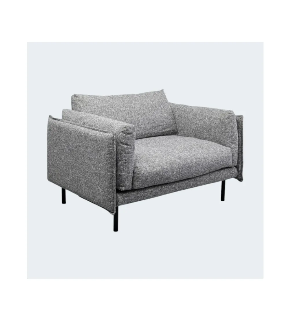 Fotel POLA 126 cm szary