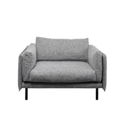 Fotel POLA 126 cm szary