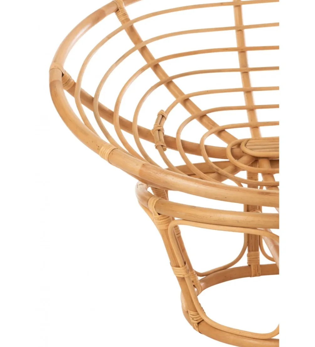 Fotel RONI Rattanowy 179 cm Naturalny