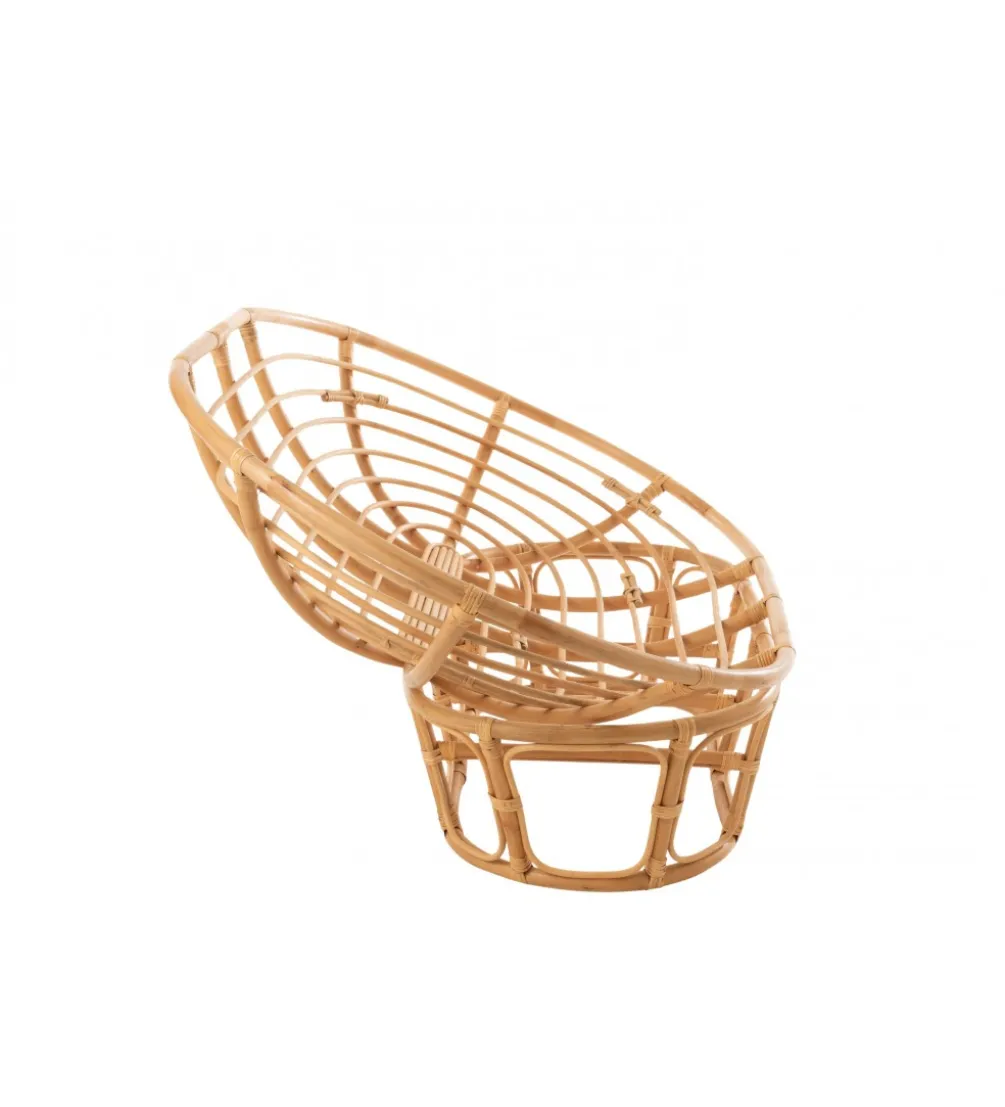 Fotel RONI Rattanowy 179 cm Naturalny