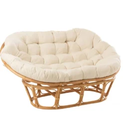 Fotel RONI Rattanowy 179 cm Naturalny