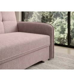 Fotel rozkładany LAINE 102 cm Poco 101 różowy