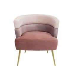Fotel Sandwich Mauve różowy