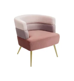 Fotel Sandwich Mauve różowy