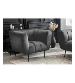 Fotel Scarlett 106 cm szary