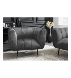 Fotel Scarlett 106 cm szary