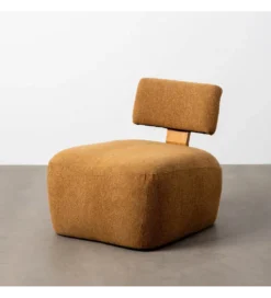 Fotel SELO 64 cm musztardowy