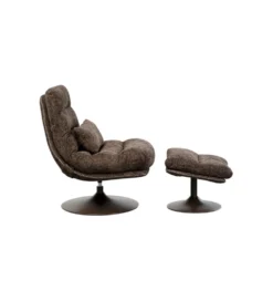 Fotel STOOL MONTREAL 88 cm brązowe