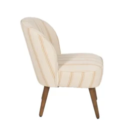 Fotel STRIMERS 73 cm miodowy w paski