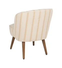 Fotel STRIMERS 73 cm miodowy w paski