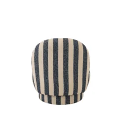 Fotel STRIPED 76 cm niebiesko biały