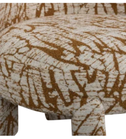 Fotel UPKE 76 cm szary brązowy