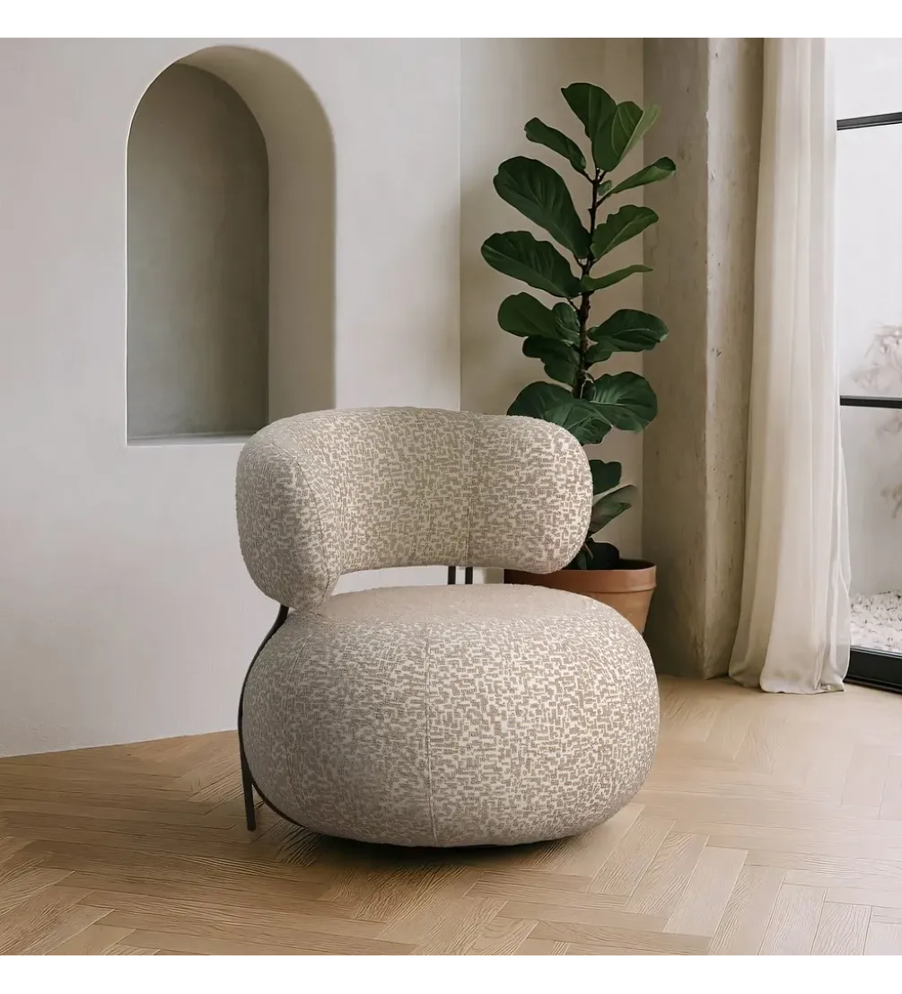 Fotel URATA 75 cm beige