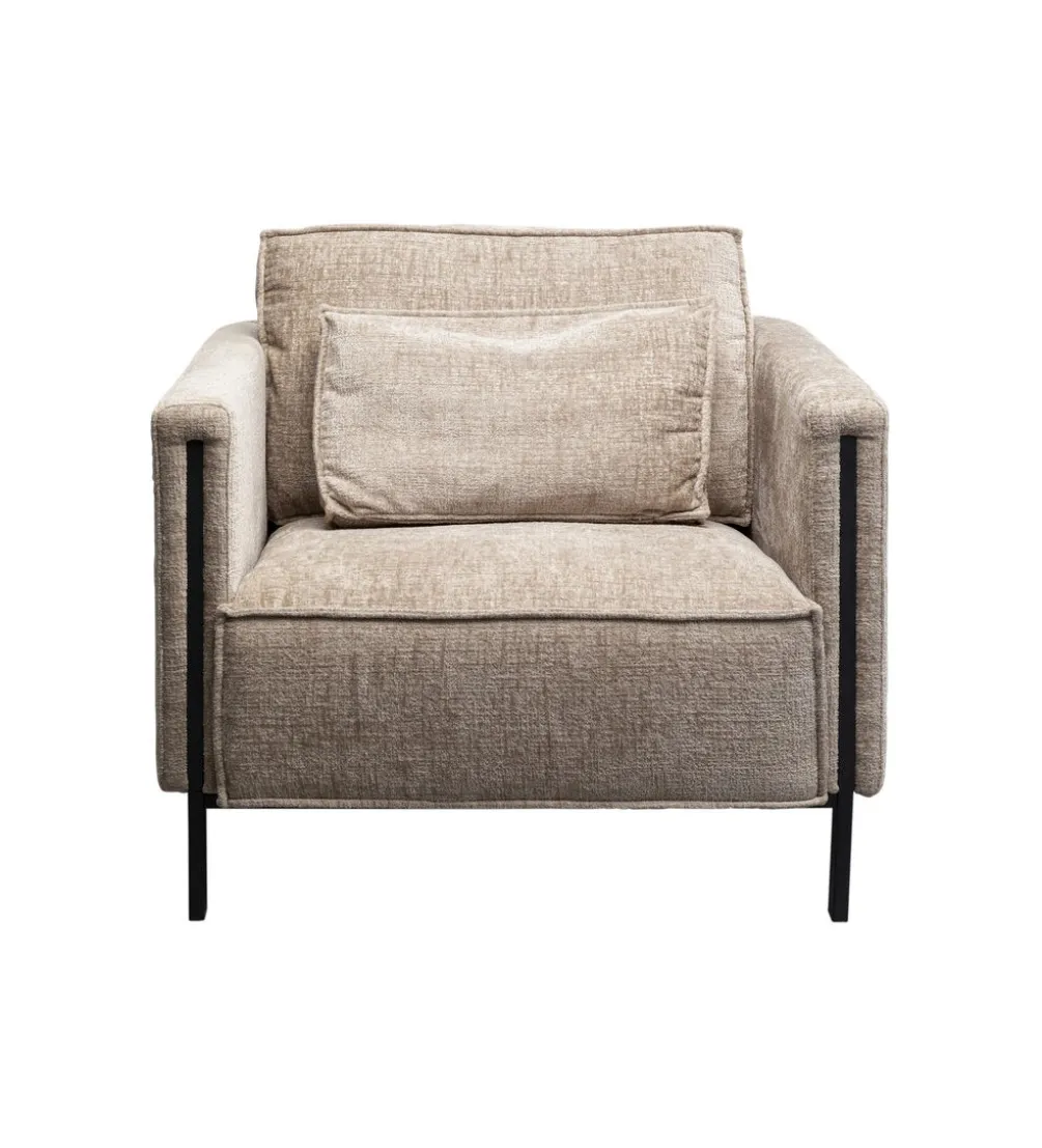 Fotel VICTOR 83 cm chenille beżowy