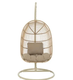 Fotel wiszący EGGA 195 cm beżowy