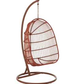 Fotel wiszący EGGA 195 cm czerwony