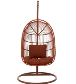 Fotel wiszący EGGA 195 cm czerwony