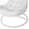 Fotel wiszący POLE DIDO 192 cm rattan biali