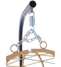 Fotel wiszący SNAKE 191 cm naturalne beżowe