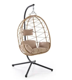 Fotel wiszący SNAKE 191 cm naturalne beżowe