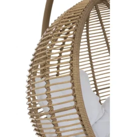Fotel wiszący SUMMER SOBRE LA TIERRA 1 metalowy naturalny